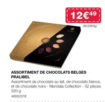 ASSORTIMENT DE CHOCOLATS BELGES