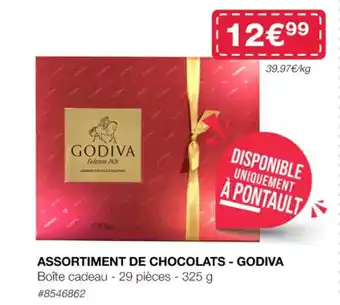 Costco ASSORTIMENT DE CHOCOLATS - GODIVA offre
