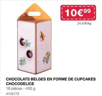 Costco CHOCOLATS BELGES EN FORME DE CUPCAKES CHOCODELICE offre