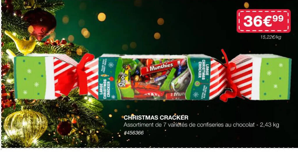 Promo CHRISTMAS CRACKER chez Costco