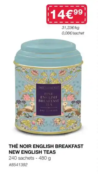 Costco THÉ NOIR ENGLISH BREAKFAST NEW ENGLISH TEAS offre