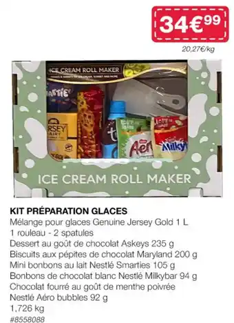 Costco KIT PRÉPARATION GLACES offre