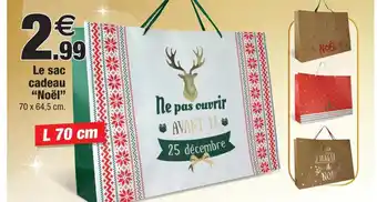 Bazarland Le sac cadeau "Noël" offre