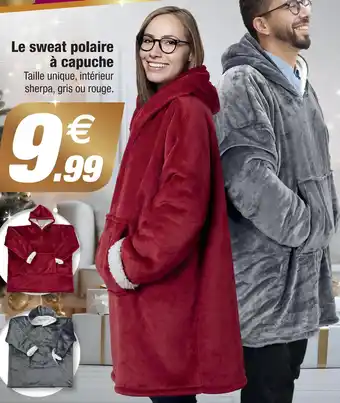 Le Sweat polaire a capuche