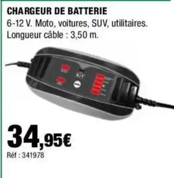 Autobacs CHARGEUR DE BATTERIE offre