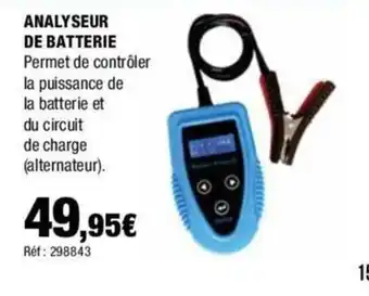 ANALYSEUR DE BATTERIE