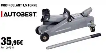 Autobacs CRIC ROULANT 1,5 TONNE offre