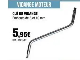 Autobacs CLÉ DE VIDANGE offre