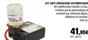 Autobacs KIT ANTI CREVAISON AUTOMATIQUE offre