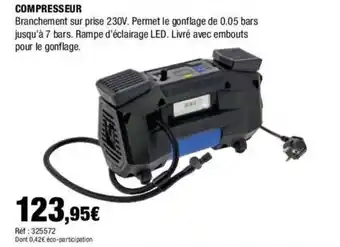 Autobacs COMPRESSEUR offre