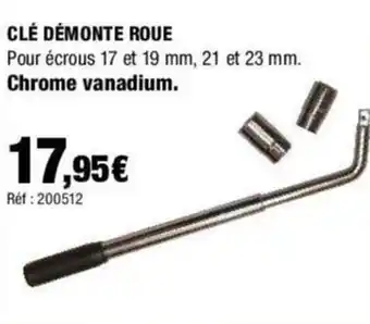 Autobacs CLÉ DÉMONTE ROUE offre