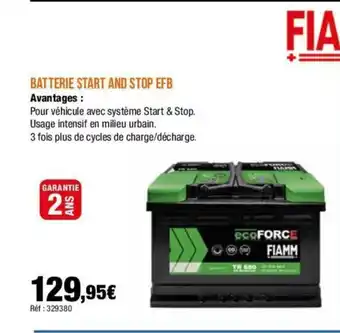 Autobacs BATTERIE START AND STOP EFB offre