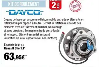 Autobacs KIT DE ROULEMENT offre