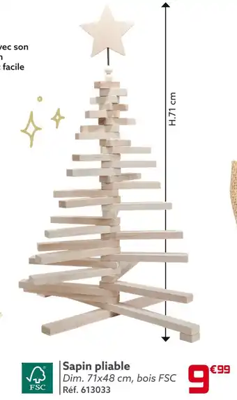 Gifi Sapin pliable offre