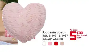 Gifi Coussin coeur offre
