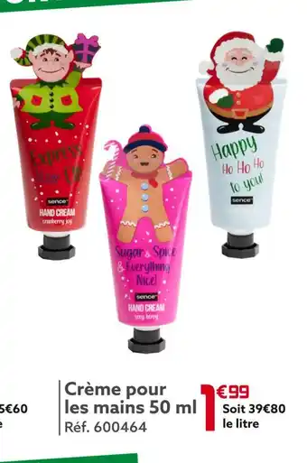 Gifi Sence crème pour les mains 50 ml offre