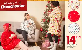 Gifi Pull plaid adulte offre