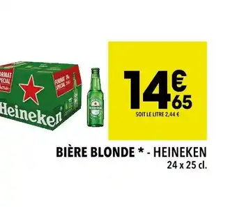 Supeco Heineken bière blonde offre