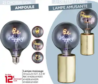 Gifi Lampe message offre