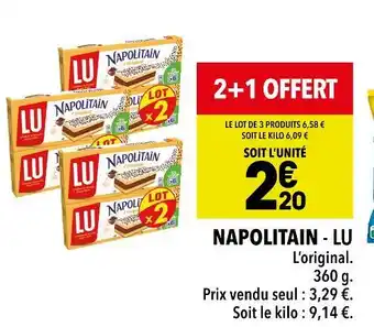 Supeco Lu napolitain offre