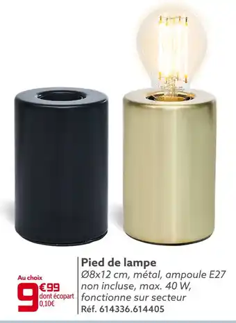 Gifi Pied de lampe offre