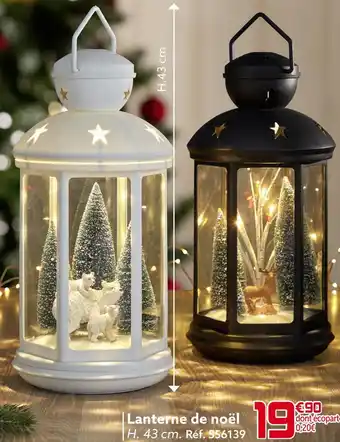 Gifi Lanterne de noël offre