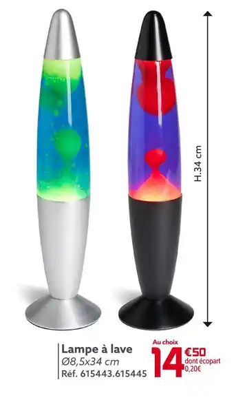 Gifi Lampe à lave offre