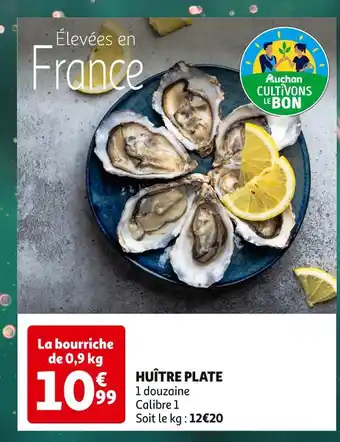 Auchan Auchan cultivons le bon huître plate offre