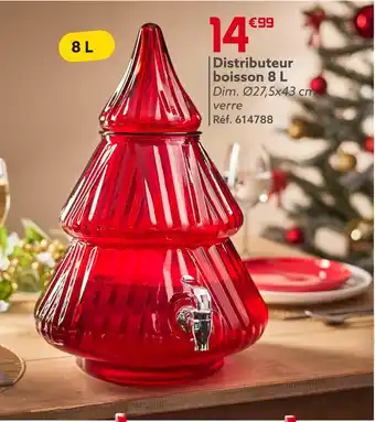 Gifi Distributeur boisson 8 l offre