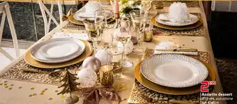 Gifi Assiette dessert offre