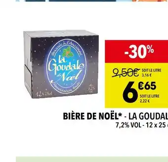Supeco La goudale bière de noël offre