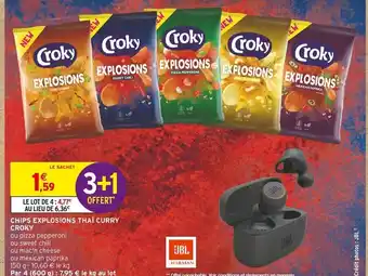 Intermarché CHIPS EXPLOSIONS THAÏ CURRY CROKY offre