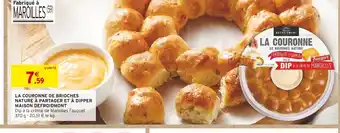 LA COURONNE DE BRIOCHES NATURE Ă PARTAGER ET Ă DIPPER MAISON DEFROIDMONT