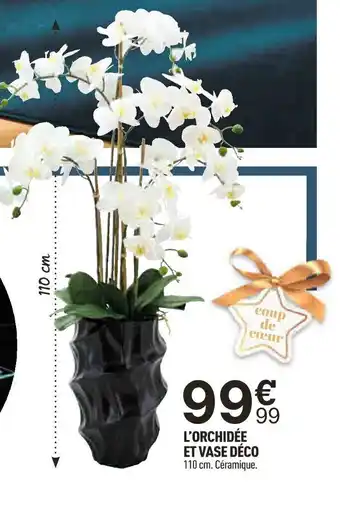 Centrakor L'ORCHIDÉE ET VASE DÉCO offre