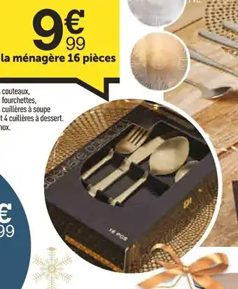 Centrakor La ménagère 16 pièces offre