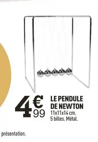Centrakor LE PENDULE DE NEWTON offre