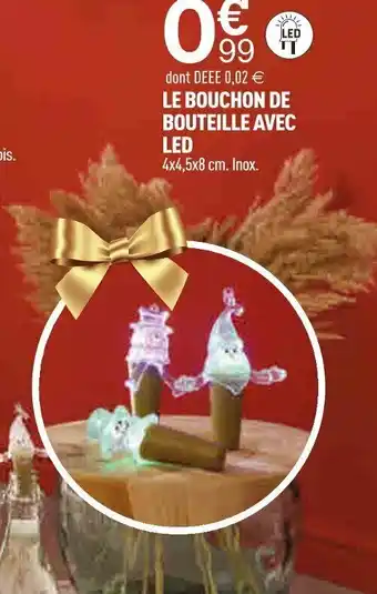 LE BOUCHON DE BOUTEILLE AVEC LED