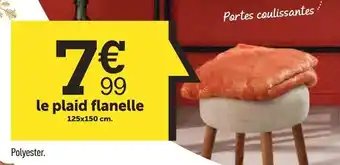 Centrakor le plaid flanelle offre