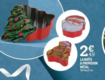Centrakor LA BOÎTE À PROVISION MÉTAL offre