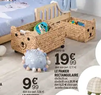 Le panier rectangulaire