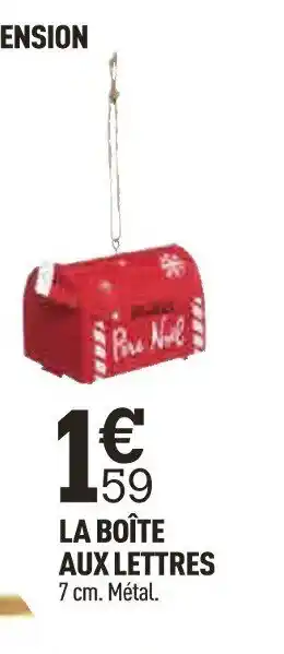 Centrakor LA BOÎTE AUX LETTRES offre