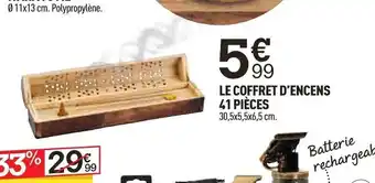 Centrakor LE COFFRET D'ENCENS 41 PIÈCES offre