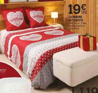 Centrakor LA PARURE DE COUETTE offre
