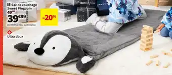 Conforama Sac de couchage sweet pingouin offre