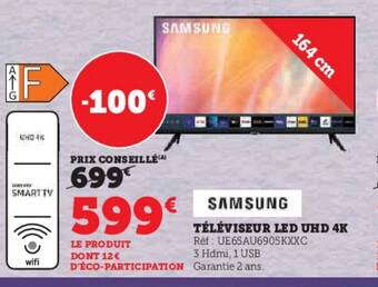 Hyper U TÉLÉVISEUR LED UHD 4K offre