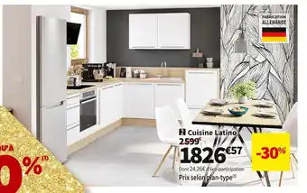 Conforama Cuisine latino offre