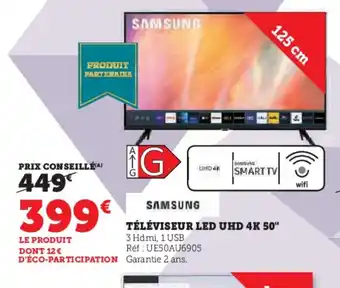 Hyper U TÉLÉVISEUR LED UHD 4K 50 offre