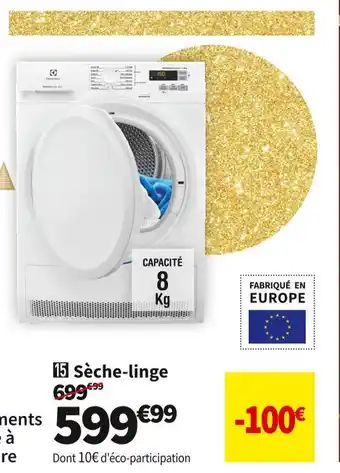 Conforama Electrolux sèche linge ew7h5832rb offre