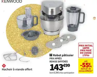 Conforama Kenwood robot pâtissier kenwood khc291 h0si offre
