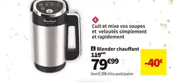 Conforama Moulinex blender chauffant lm841810 offre